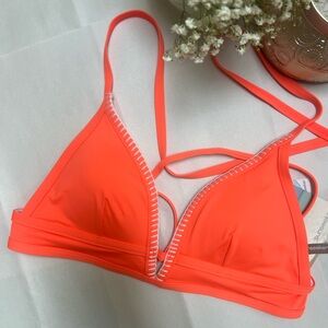Sun seeker Orange Bikini Top